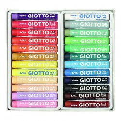 Giotto - Giotto Olio Maxi - Yağlı Pastel (Silindir) 24 Renk – 293100 (1)