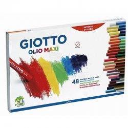 Giotto - Giotto Olio Maxi - Yağlı Pastel (Silindir) 48 Renk – 293200