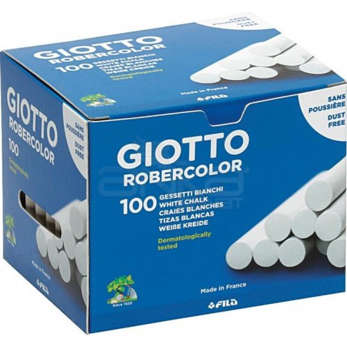 Giotto Robercolor Tozsuz Tebeşir Beyaz 100lü Paket – 538800