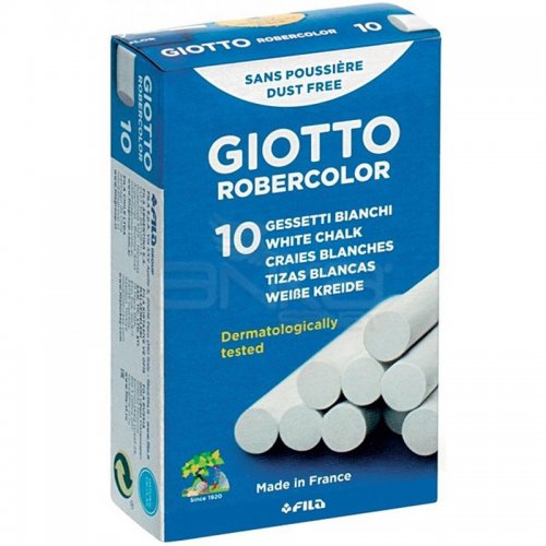 Giotto Robercolor Tozsuz Tebeşir Beyaz 10lu Paket 538700