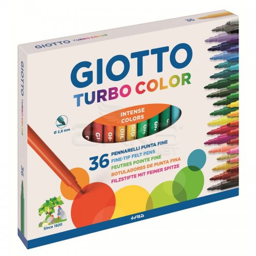Giotto Turbo Color Keçeli Kalem 36lı – 418000