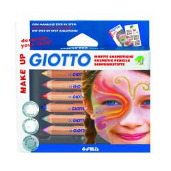 Giotto - Giotto Yüz Boyası Kalemi 6 Renk