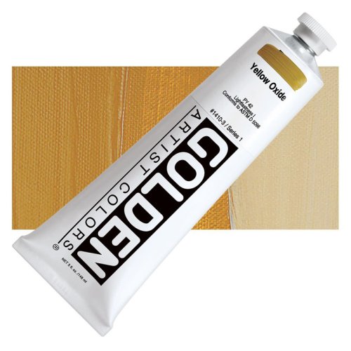 Golden Heavy Body Akrilik Boya 148ml Seri 1 1410 Yellow Oxide - 1410 Yellow Oxide