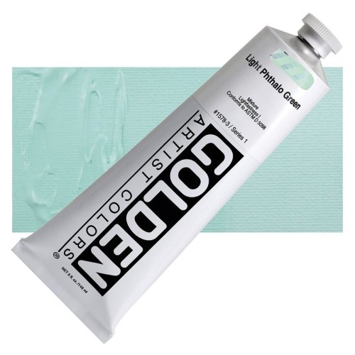 Golden Heavy Body Akrilik Boya 148ml Seri 1 1578 Light Phthalo Gr - 1578 Light Phthalo Gr