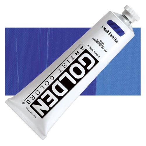 Golden Heavy Body Akrilik Boya 148ml Seri 2 1556 Cobalt Blue Hue