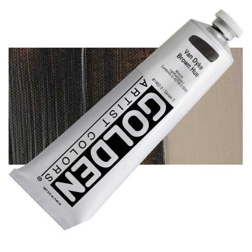 Golden Heavy Body Akrilik Boya 148ml Seri 3 1462 Van Dyke Brown H - 1462 Van Dyke Brown H