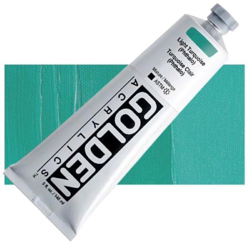 Golden Heavy Body Akrilik Boya 148ml Seri 3 1564 Light Turquase P - 1564 Light Turquase P