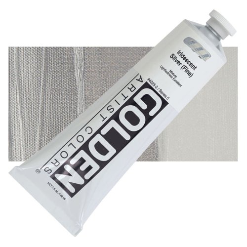 Golden Heavy Body Akrilik Boya 148ml Seri 5 4025 Iridescent Silve