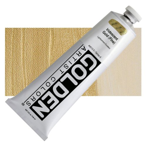 Golden Heavy Body Akrilik Boya 148ml Seri 6 4010 Iridescent Gold - 4010 Iridescent Gold