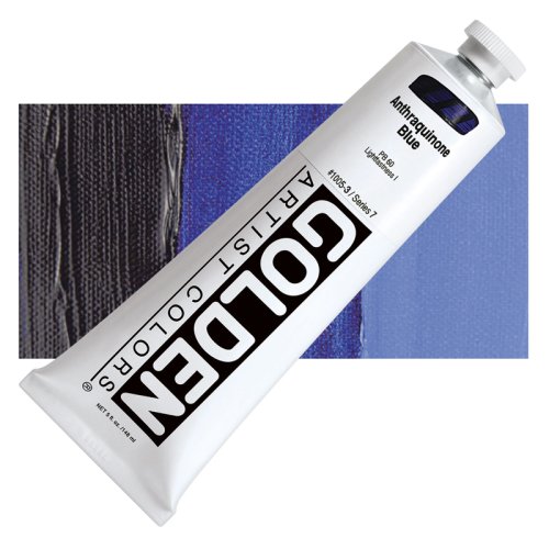 Golden Heavy Body Akrilik Boya 148ml Seri 7 1005 Anthraquinone Bl - 1005 Anthraquinone Bl