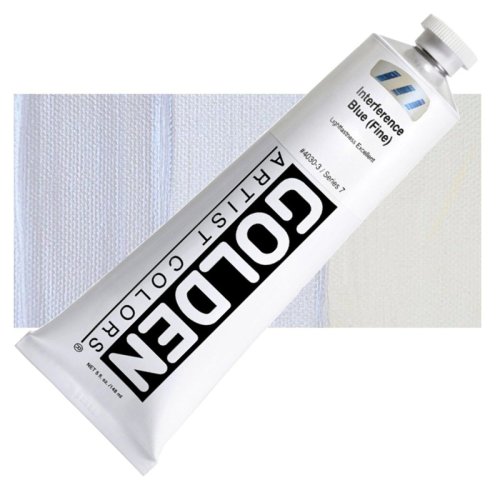 Golden Heavy Body Akrilik Boya 148ml Seri 7 4030 Interference Blu - 4030 Interference Blu