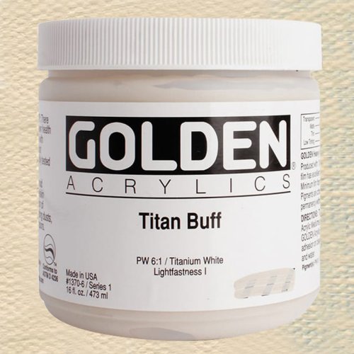 Golden Heavy Body Akrilik Boya 473ml Seri 1 1370 Titan Buff - 1370 Titan Buff