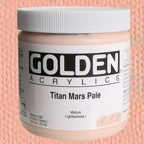 Golden Heavy Body Akrilik Boya 473ml Seri 1 1576 Titan Mars Pale - 1576 Titan Mars Pale