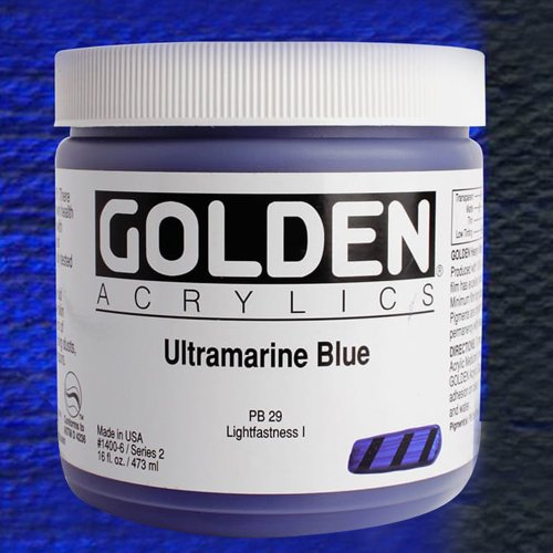 Golden Heavy Body Akrilik Boya 473ml Seri 2 1400 Ultramarine Blue