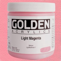 Golden - Golden Heavy Body Akrilik Boya 473ml Seri 2 1562 Light Magenta