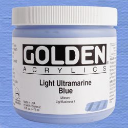 Golden - Golden Heavy Body Akrilik Boya 473ml Seri 2 1566 Light Ultramarin