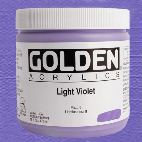 Golden Heavy Body Akrilik Boya 473ml Seri 3 1568 Light Violet - 1568 Light Violet
