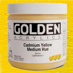 Golden - Golden Heavy Body Akrilik Boya 473ml Seri 4 1554 Cadmium Yellow M