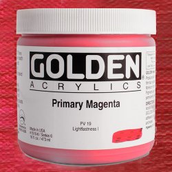 Golden - Golden Heavy Body Akrilik Boya 473ml Seri 6 1510 Primary Magenta