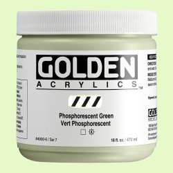 Golden - Golden Heavy Body Akrilik Boya 473ml Seri 7 4900 Phosphorescent G