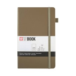 Sakura - Sakura Sketch Book 140g 80 Yaprak 13x21cm Kahverengi Çizgili