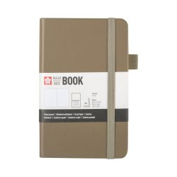 Sakura - Sakura Sketch Book 140g 80 Yaprak 9x14cm Kahverengi Çizgili