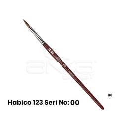 Habico 123 Seri Sentetik Yuvarlak Uçlu Fırça - Thumbnail