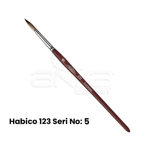 Habico 123 Seri Sentetik Yuvarlak Uçlu Fırça