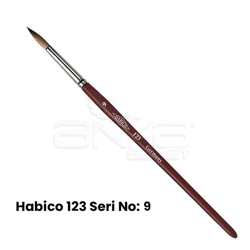 Habico 123 Seri Sentetik Yuvarlak Uçlu Fırça