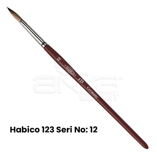 Habico 123 Seri Sentetik Yuvarlak Uçlu Fırça