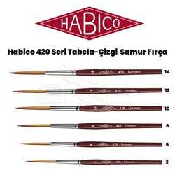 Habico - Habico 420 Seri Tabela-Çizgi / Samur Fırça