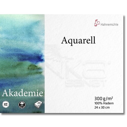 Hahnemühle Akademie Sulu Boya Blok 300g 20 Yaprak 24x30cm