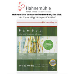 Hahnemühle Bamboo Mixed Media Çizim Blok 24 x 32cm 265g 25 Yaprak 10628540 - Thumbnail