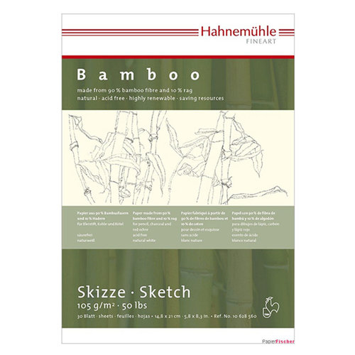Hahnemühle Bamboo Skizze Çizim Blok 105g 30 Yaprak