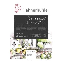 Hahnemühle - Hahnemühle Branco Natural Sketch 220g A4 20 yaprak (1)