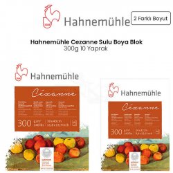 Hahnemühle - Hahnemühle Cezanne Sulu Boya Blok Hot Pressed 300g 10 Yaprak
