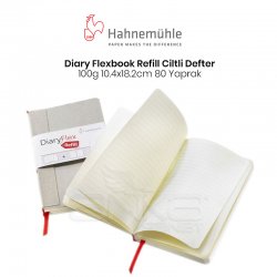 Hahnemühle - Hahnemühle Diary Flexbook Refill 100g 10.4x18.2cm 80 Yaprak