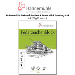 Hahnemühle Federzeichenblock Pen and İnk Drawing Pad A4 250g 10 Yaprak - Thumbnail