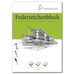 Hahnemühle - Hahnemühle Federzeichenblock Pen and İnk Drawing Pad A4 250g 10 Yaprak (1)