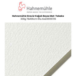 Hahnemühle - Hahnemühle Gravür Kağıdı Beyaz Mat-Tabaka 300g 78x106cm 10lu Kod:10105735
