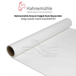 Hahnemühle - Hahnemühle Gravür Kağıdı Rulo Beyaz Mat 350g 1.24x20 metre Kod:10105797