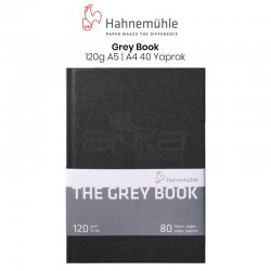 Hahnemühle - Hahnemühle Grey Book 120g 40 Yaprak