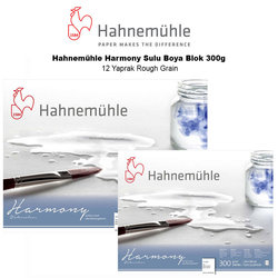 Hahnemühle - Hahnemühle Harmony Sulu Boya Blok 300g 12 Yaprak Rough Grain