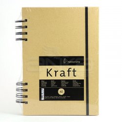 Hahnemühle - Hahnemühle Kraft Çizim Defteri 120g 80 Yaprak A5 (1)