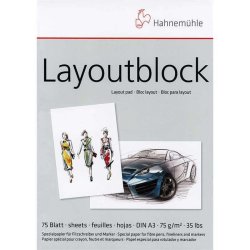 Hahnemühle - Hahnemühle Layoutblock 75 Yaprak 75g A3