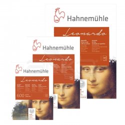 Hahnemühle - Hahnemühle Leonardo Sulu Boya Blok Defter Rough 600g 10 Yaprak