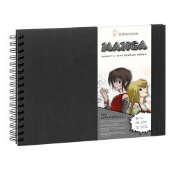 Hahnemühle - Hahnemühle Manga Illustration Pad Spiralli 80g A5 75 Yaprak
