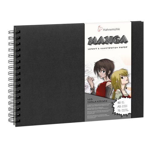 Hahnemühle Manga Illustration Pad Spiralli 80g A5 75 Yaprak