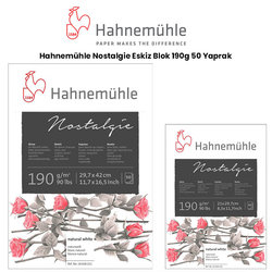 Hahnemühle Nostalgie Eskiz Blok 190g 50 Yaprak - Thumbnail