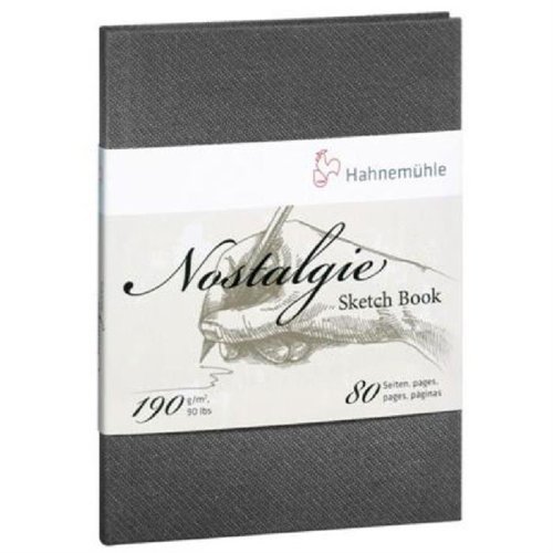 Hahnemühle Nostalgie Sketch Book Çizim Defteri Sert Kapak Dikey 190g 80 Yaprak A6